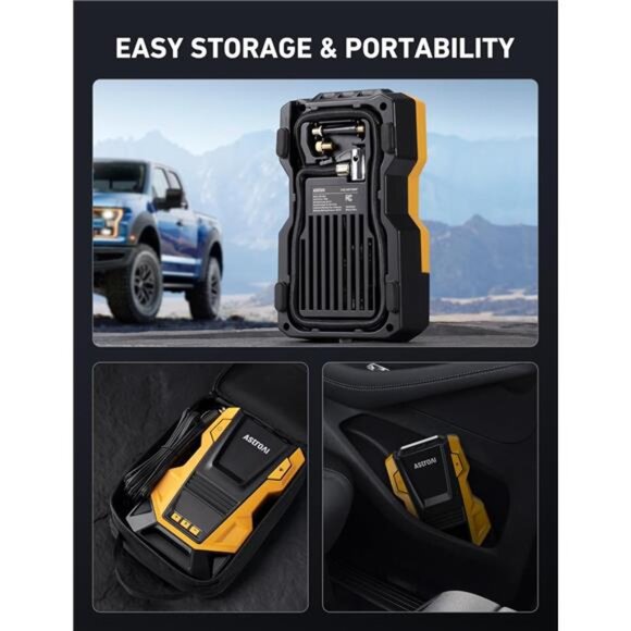 AC/DC Tire Inflator Portable Air Compressor for Car, Air Pump for Car Tires - Picture 5 of 7